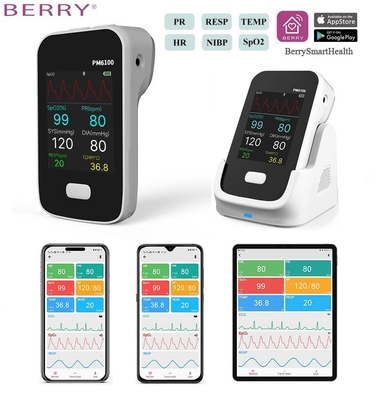 SpO2 ECG.blood pressure, Temperature Test Multi Parameter Patient Monitor For Health Home