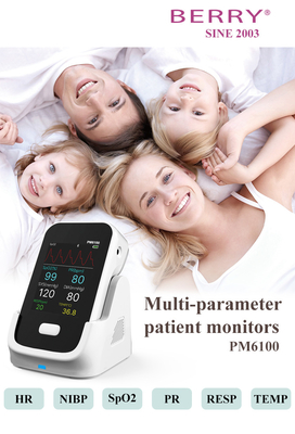 Multi Parameter Patient Observer With One Year Warranty Audible And Visual Alarm