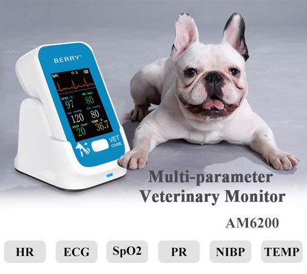 2.4'' TFT Screen Bluetooth Veterinary Surgical Monitors Record In APP
