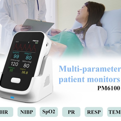 Hospital Multi Parameter Patient Monitor Li Battery Power Supply Vital Signs Portable
